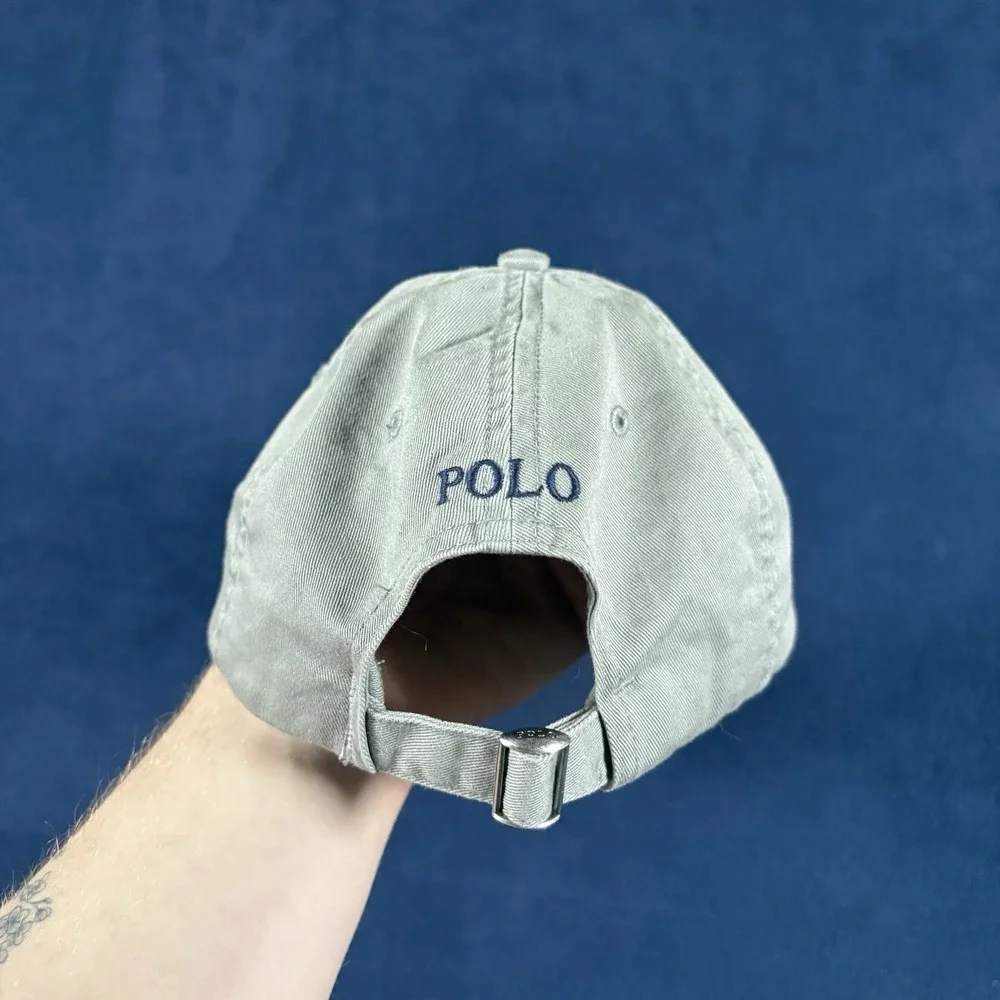 Polo Ralph Lauren Classic Chino Baseball Cap Faded Sage Green Cotton Dad Hat
